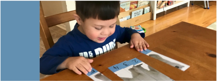 Pre-writing Skills, Counting,  and Winter-Themed  Printables for Preschoolers with Down Syndrome