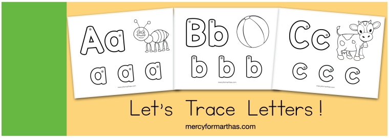 Let’s Trace Letters, Lowercase – More Handwriting Worksheets for Children with (or without) Down Syndrome